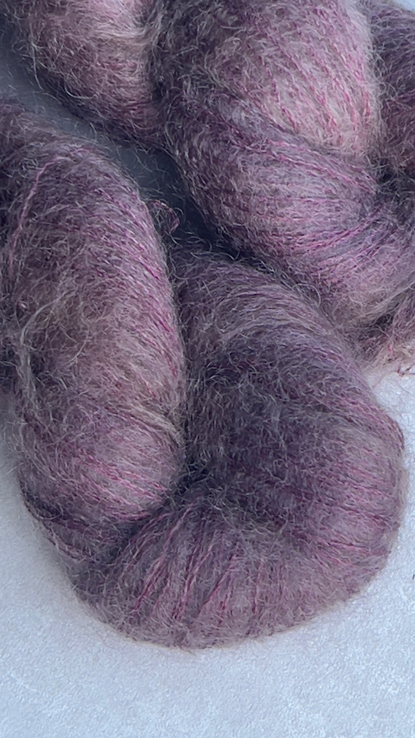 MØRK PLOMME -Kid Silk Mohair