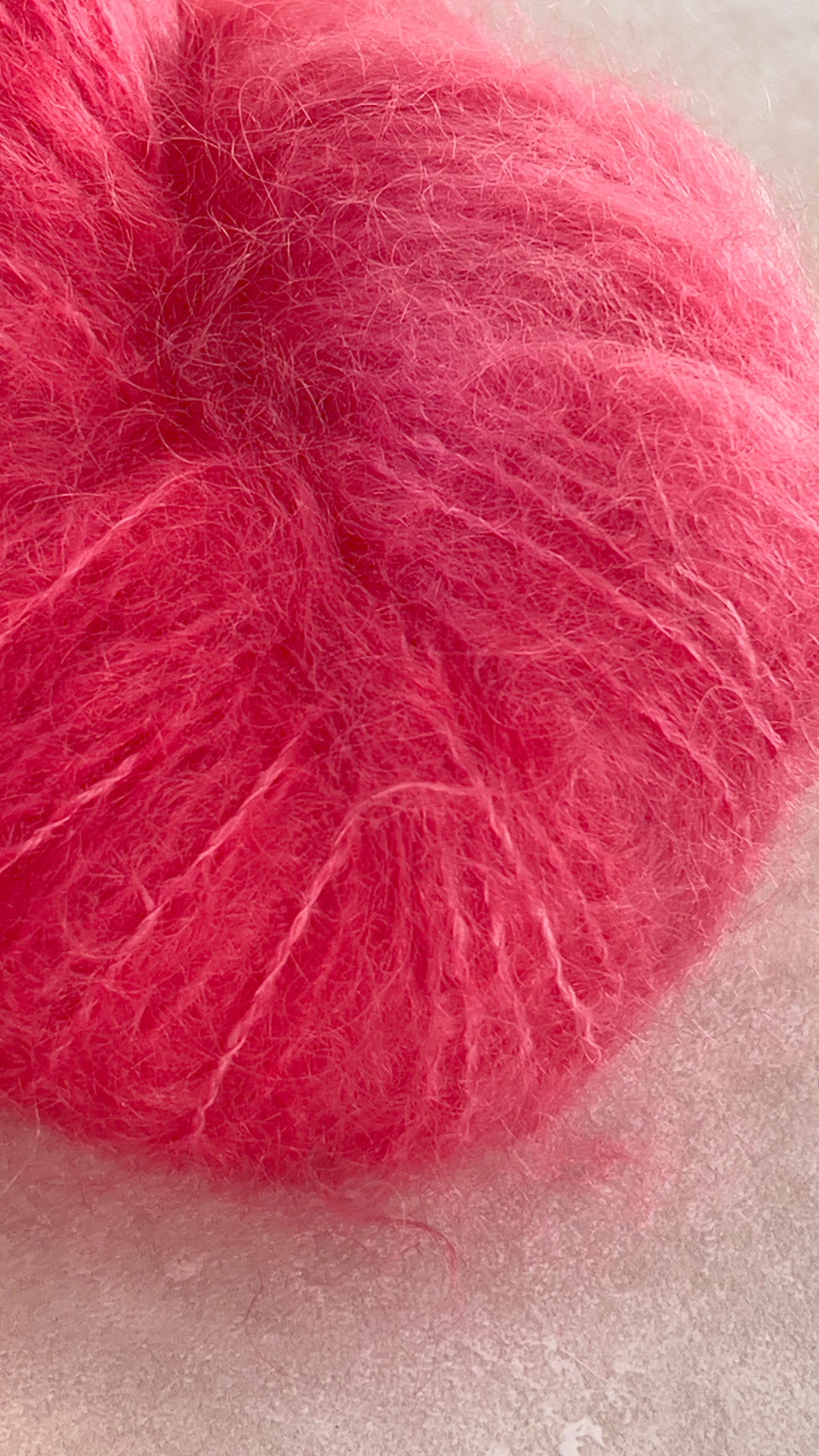 Rosa-Sløyfe , Kid Fluffy Mohair