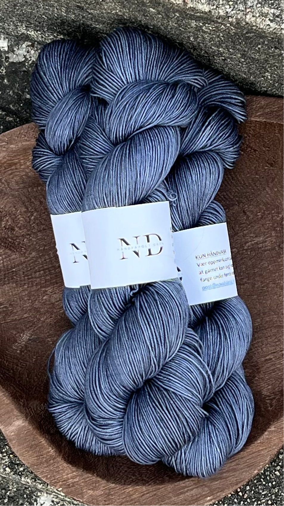 ARCTIC BLUE - Tynn merino