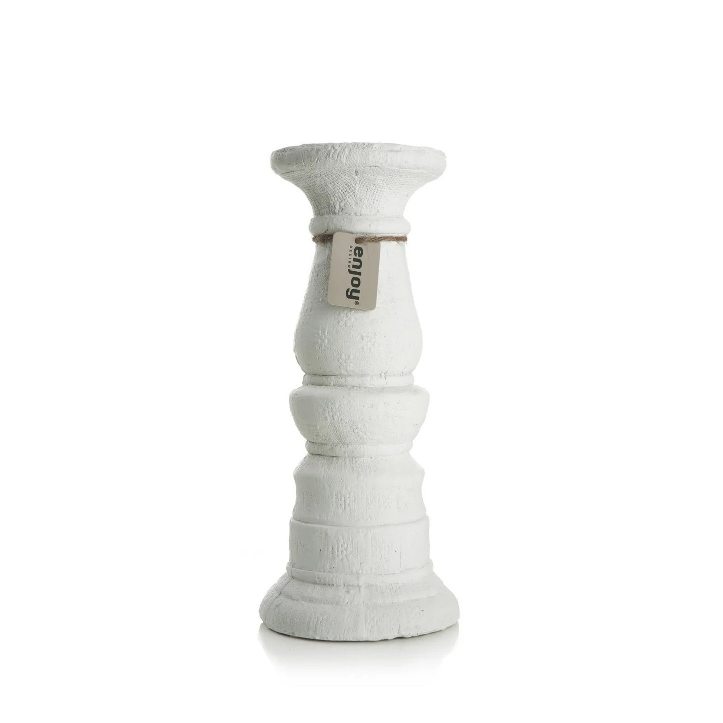 Lysestake hvit VIONA H:29 cm