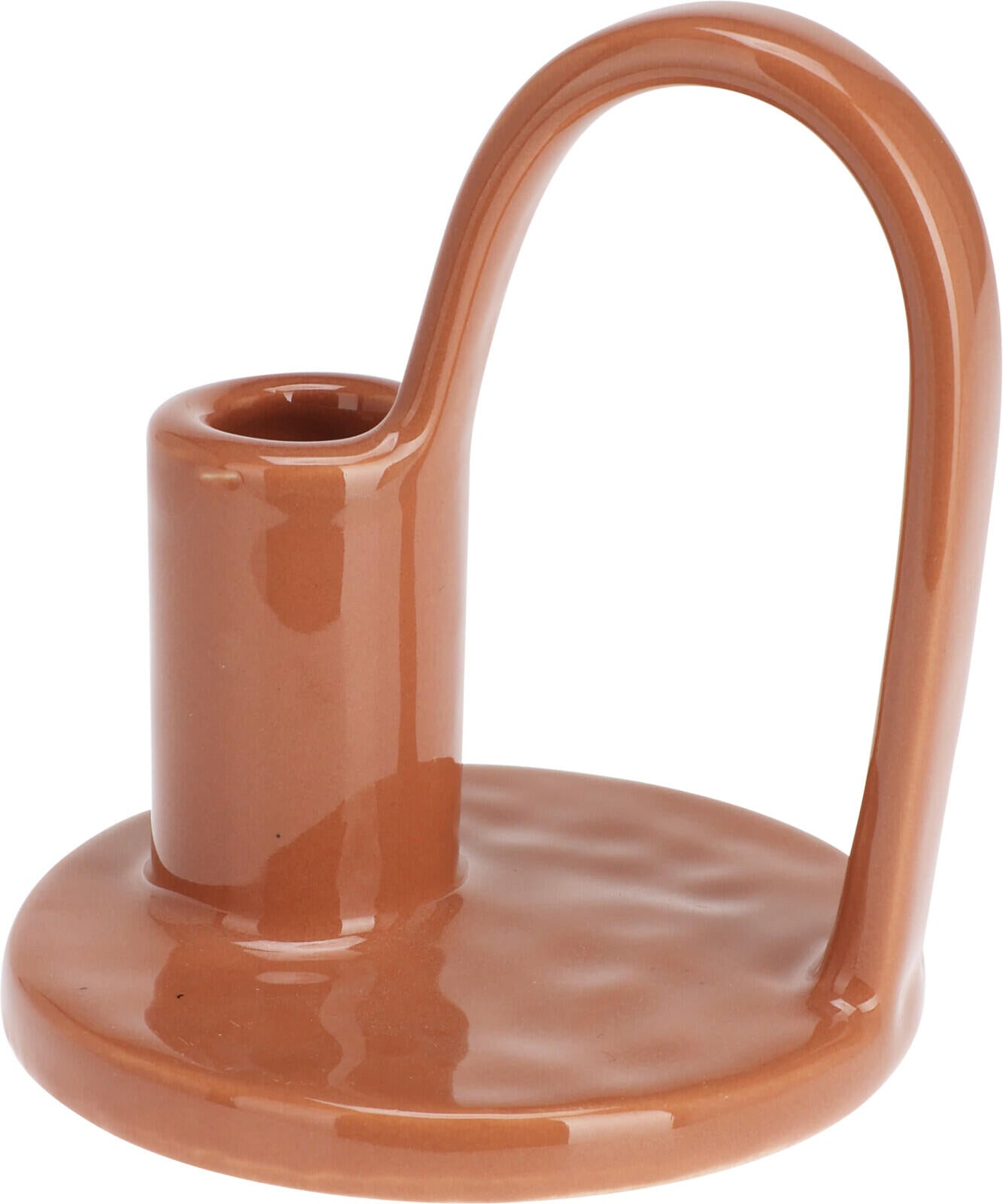 Lysestake Terracotta m/håndtak