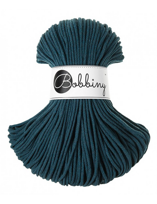 PEACOCK BLUE - Junior Cotton cords 3mm