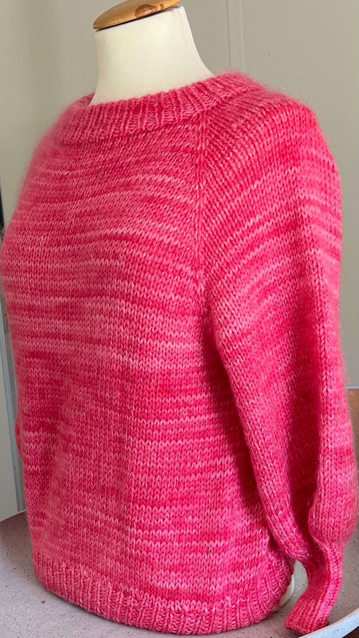 Rosa-Sløyfe - Merino DK