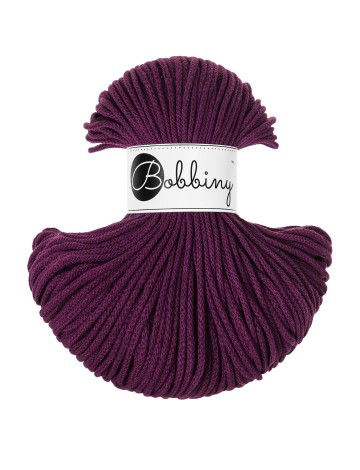 AUBERGINE- Junior Cotton cords 3mm
