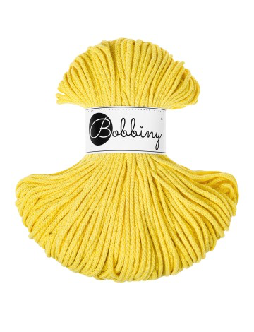 CANARY YELLOW - Junior Cotton cords 3mm