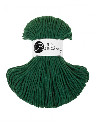 PINE GREEN - Junior Cotton cords 3mm