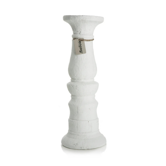 Lysestake hvit VIONA H:39 cm