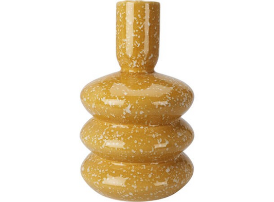 Vase Dots gul fra BC Home
