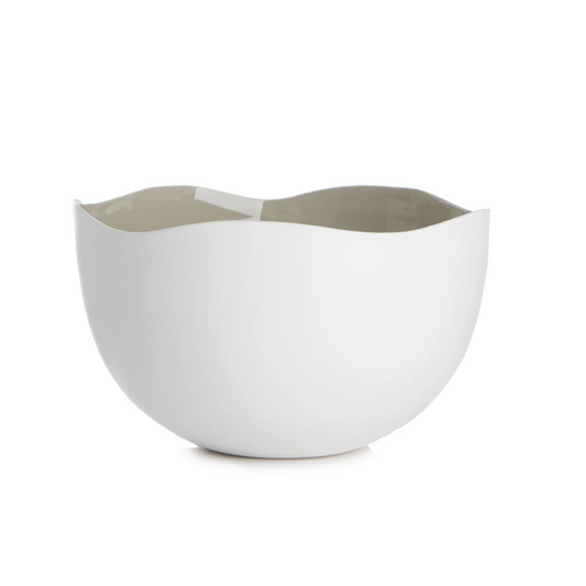 Skål hvit/beige Ø:15 cm