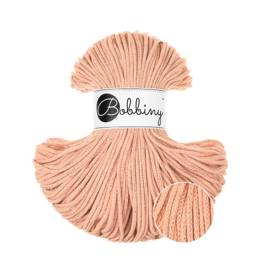 UNICOLOR PEACH FUZZ- Junior Cotton cords 3mm